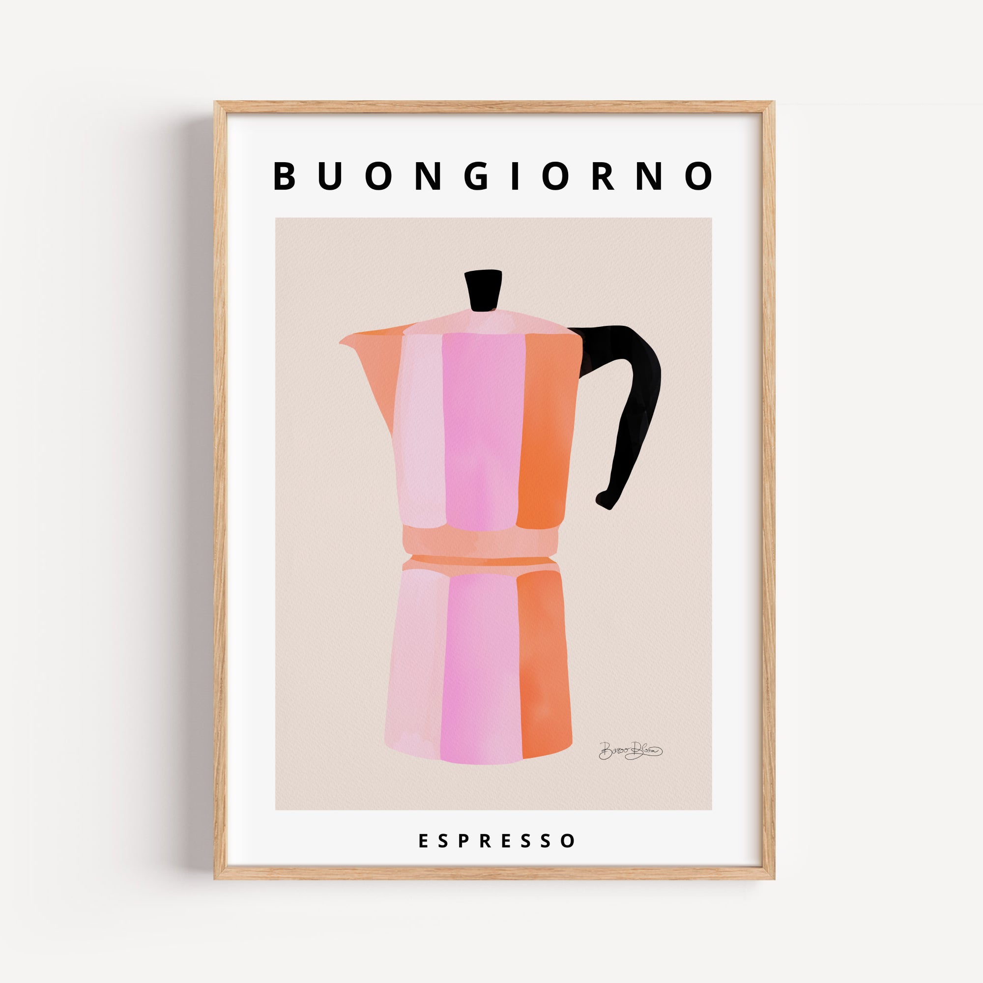 Shop Buongiorno Espresso by Baroo Bloom Prints Online Coffee