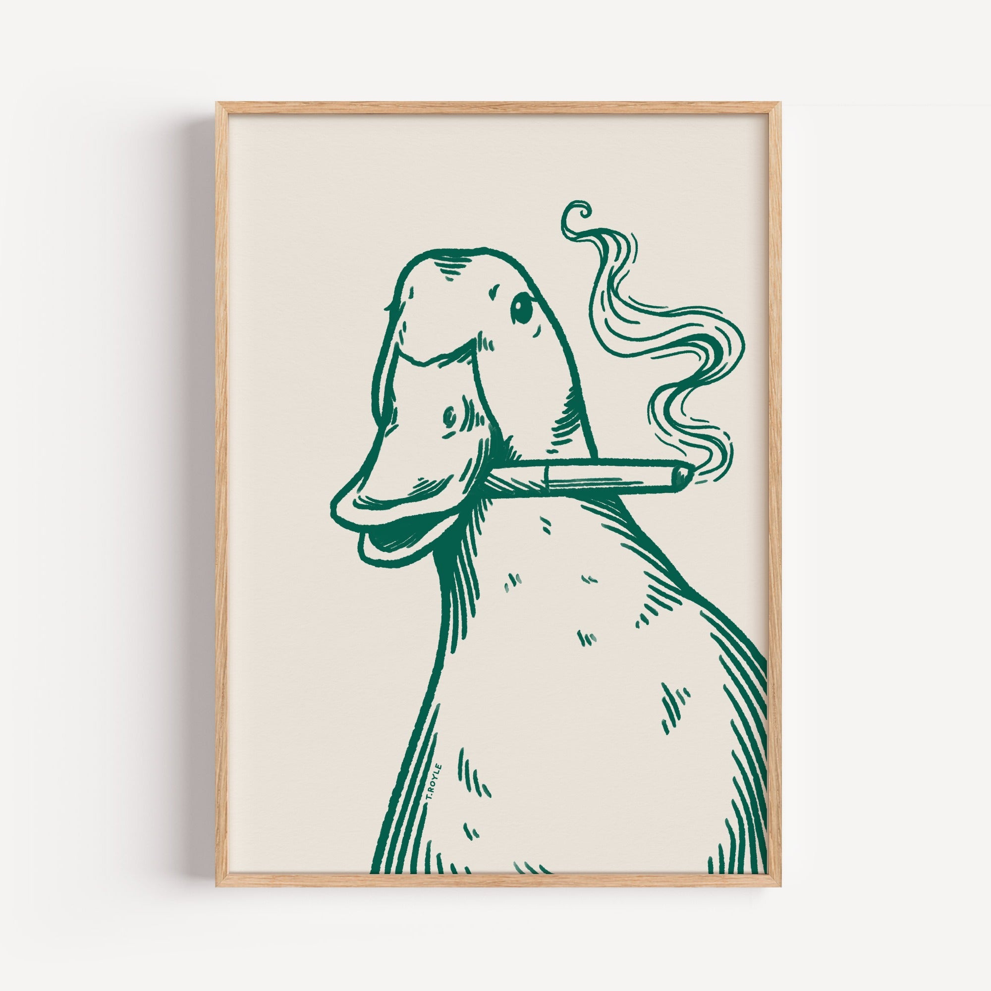 duck smoking cigarette painting sold on Temu Mexico Smoking duck #duck #painting #oilpainting