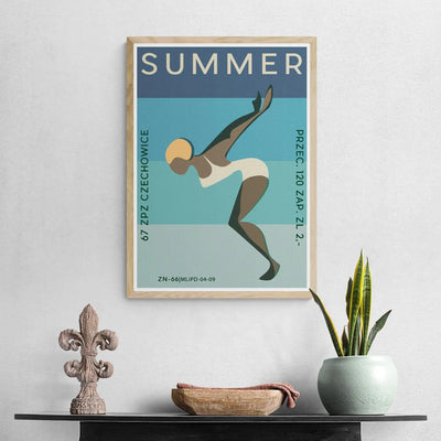 Vintage Summer Poster Gelato