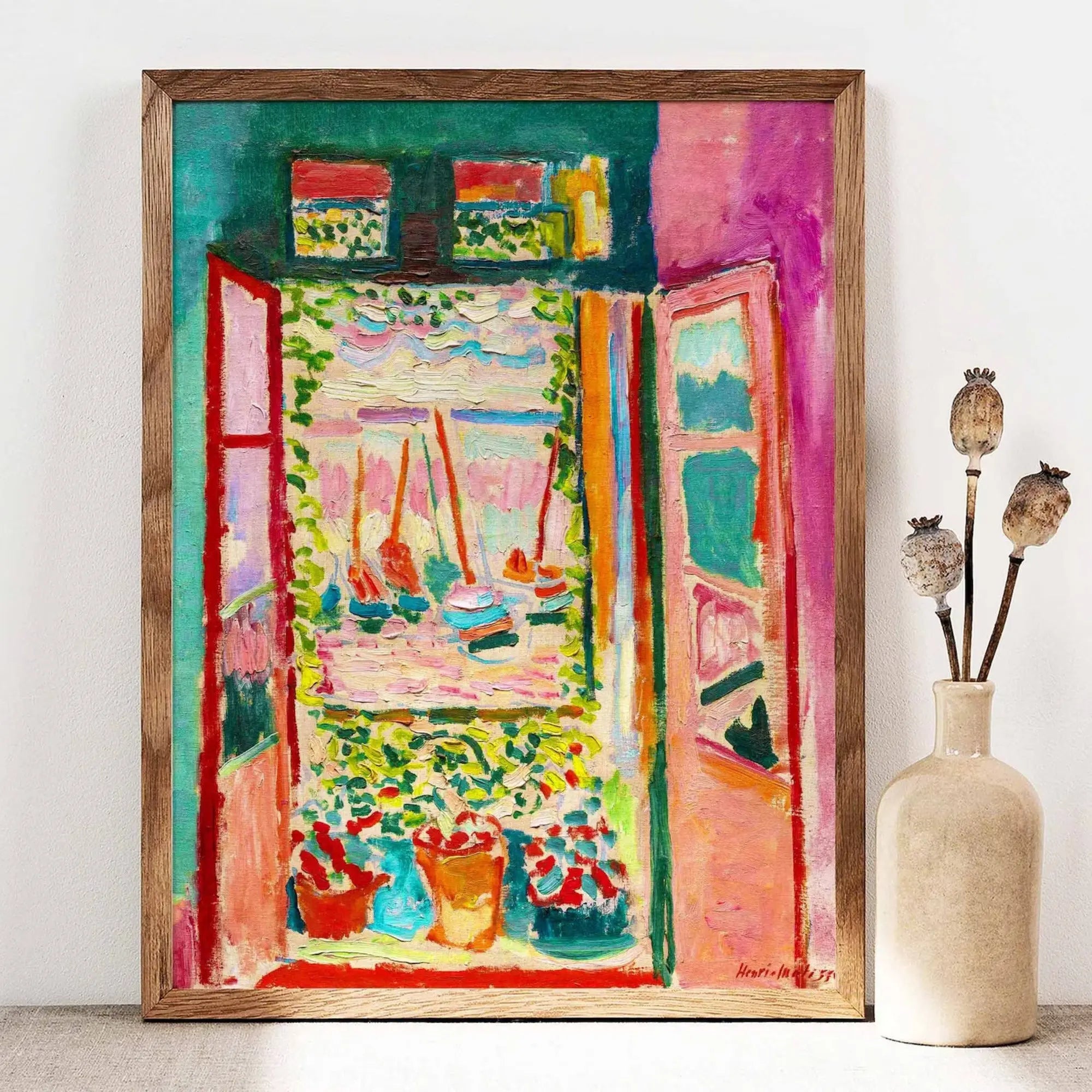 6x Exhibitions by Henri Matisse Framed Wall Art | Inka Arthouse