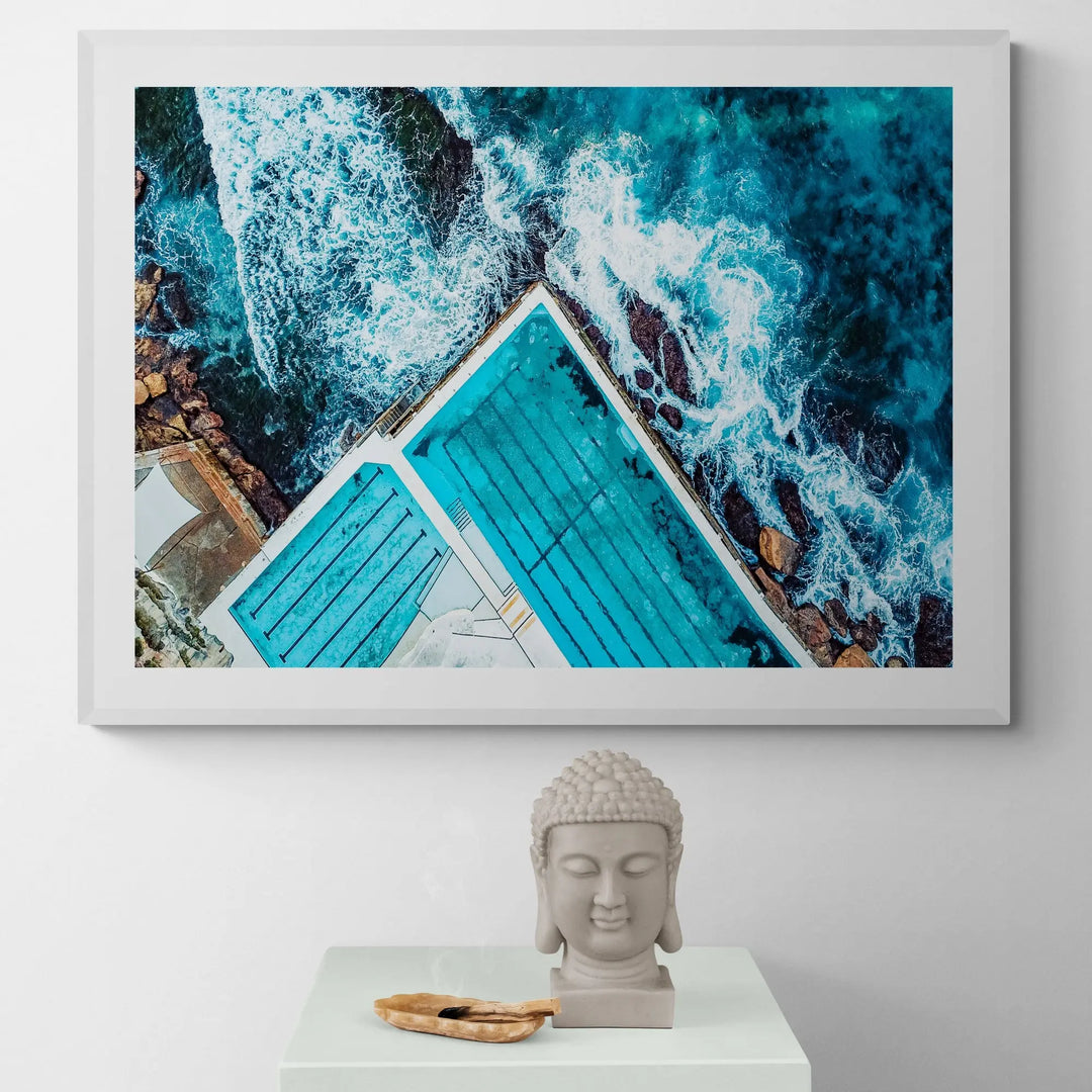 Bondi Beach Rock Pool Art Print Gelato