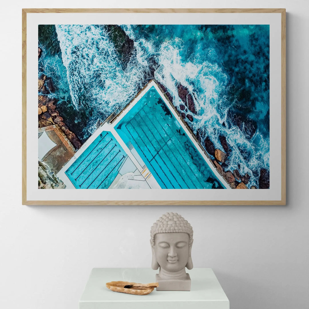 Bondi Beach Rock Pool Art Print Gelato