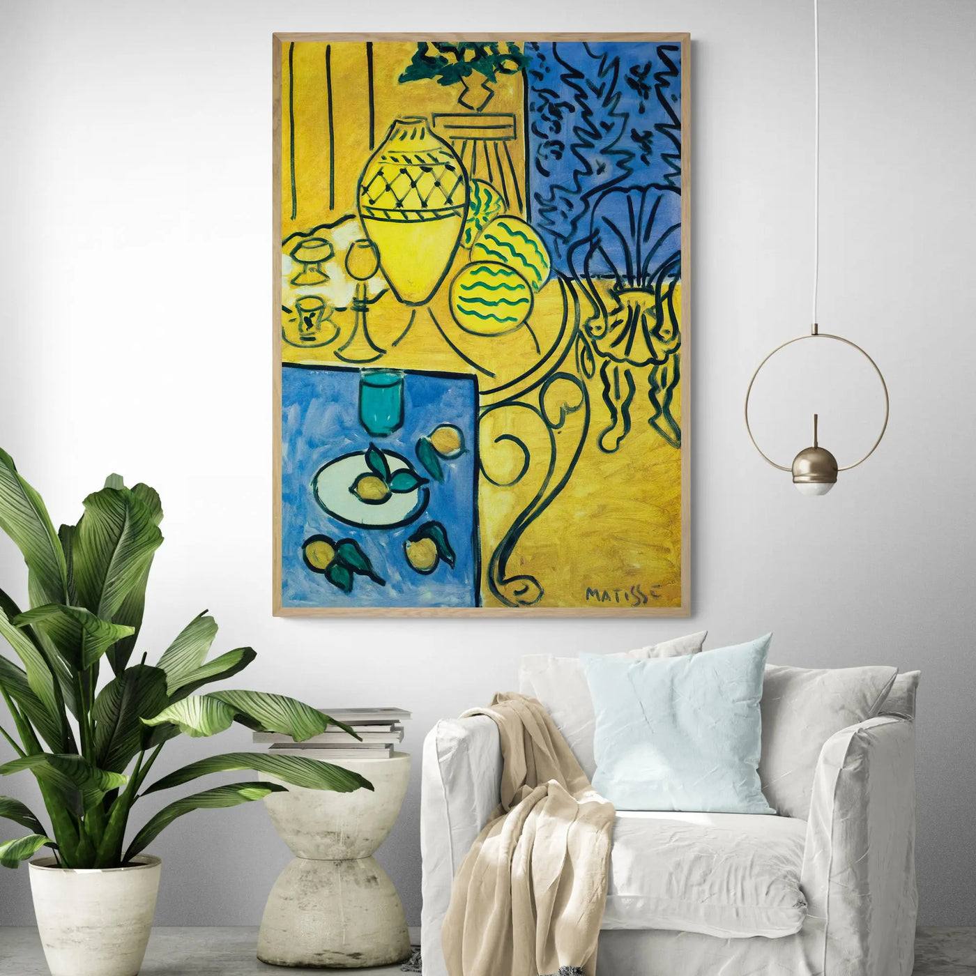 Shop Interior In Yellow And Blue by Henri Matisse Prints – Inka