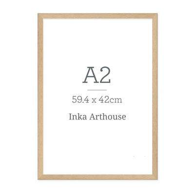 Free Natural Frame (A2) Inka Arthouse
