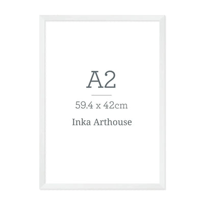Free White Frame (A2) Inka Arthouse