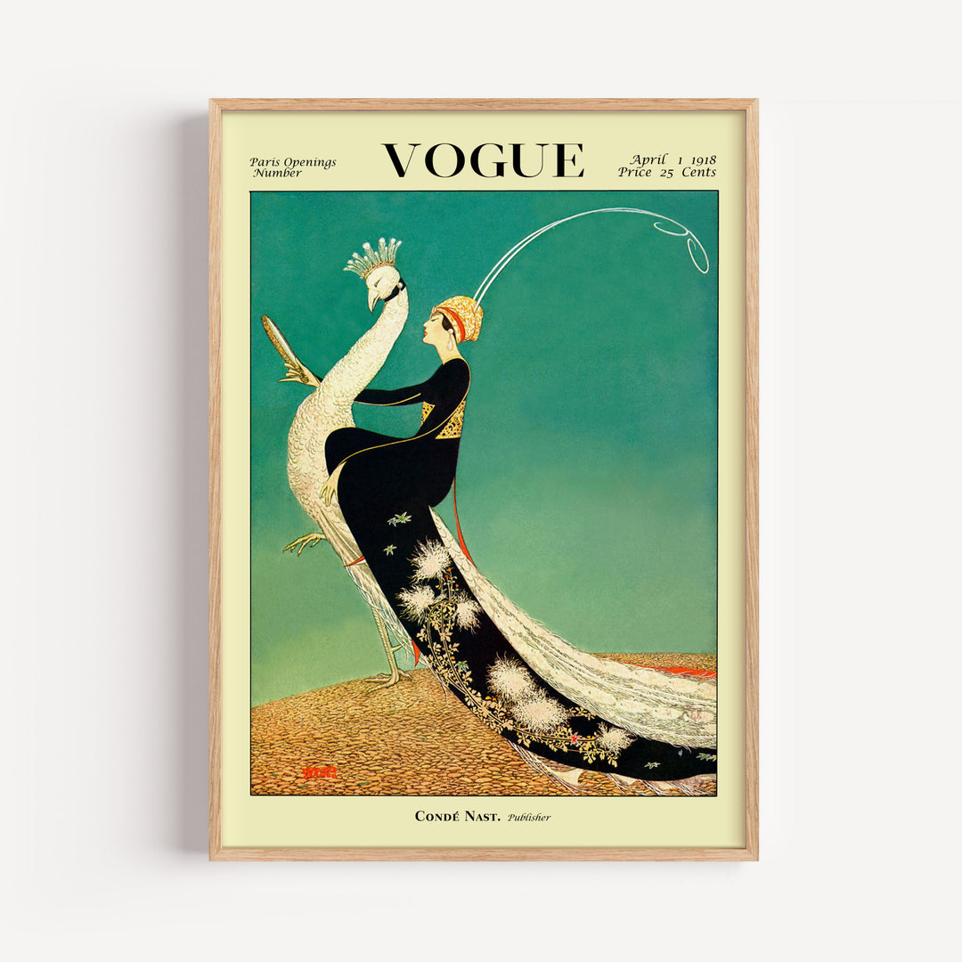 Shop Vogue Magazine Cover April 1918 Prints Online – Inka