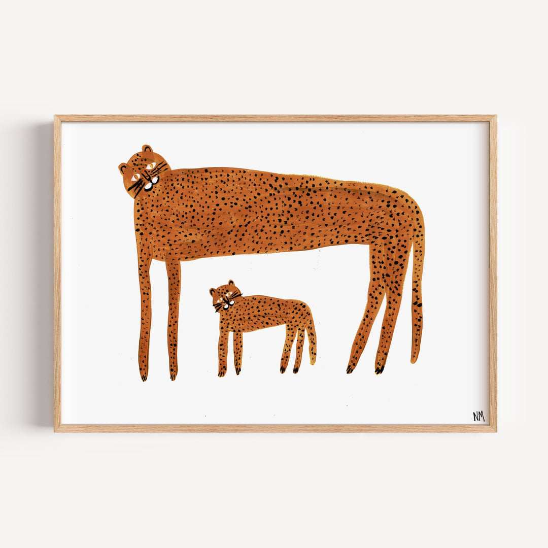 NACH leopard sur branche 枝の上の豹 ポーセリン 手書き The snow leopard🐆 I had fun😉 By Kerby Rosanes Fragile World FC