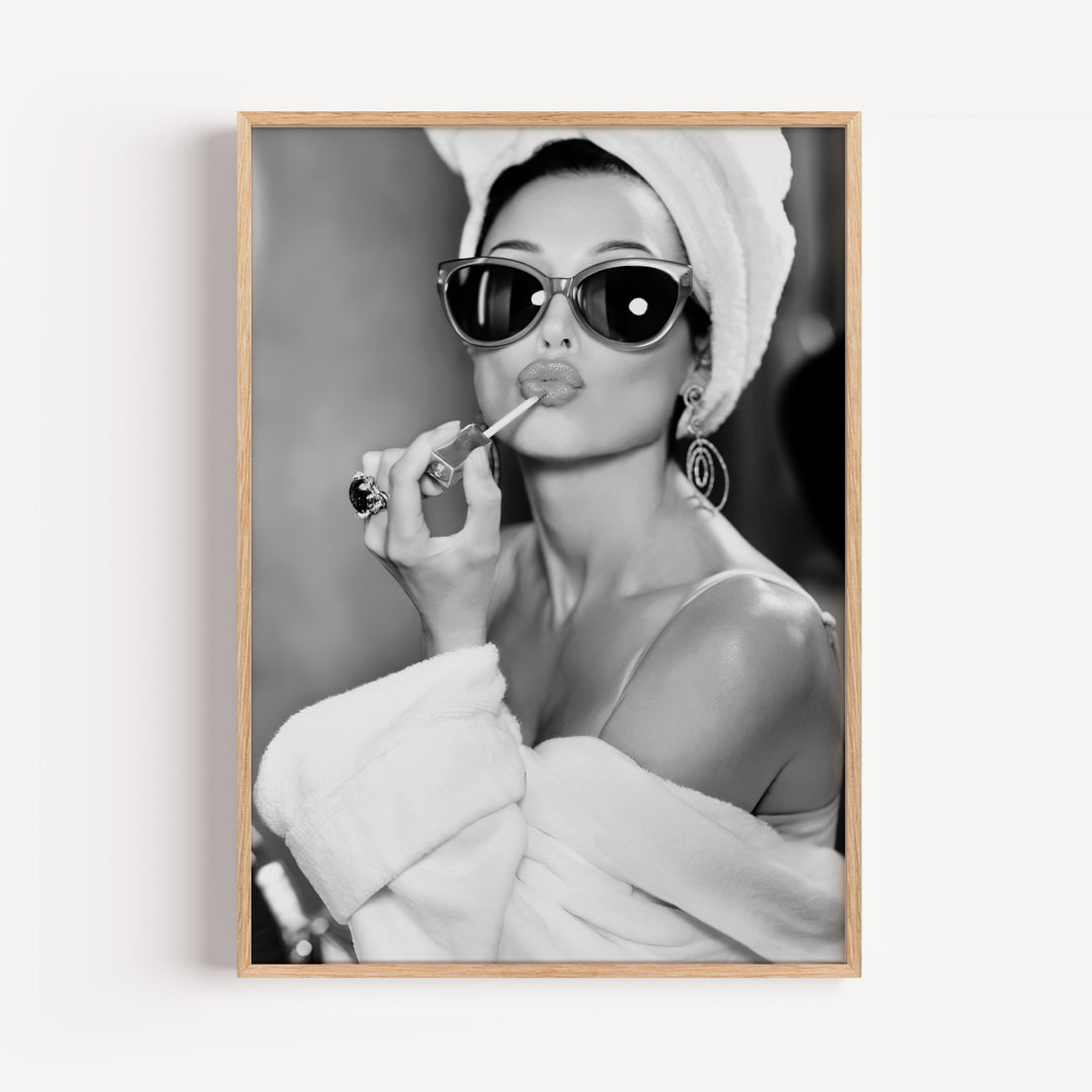 Audrey Hepburn 1940s Framed Wall Art | Inka Arthouse – Inka Arthouse