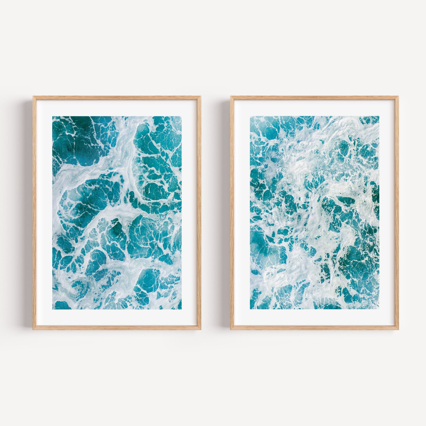 Blue Ocean Set of 2 Framed Wall Art | Inka Arthouse – Inka Arthouse