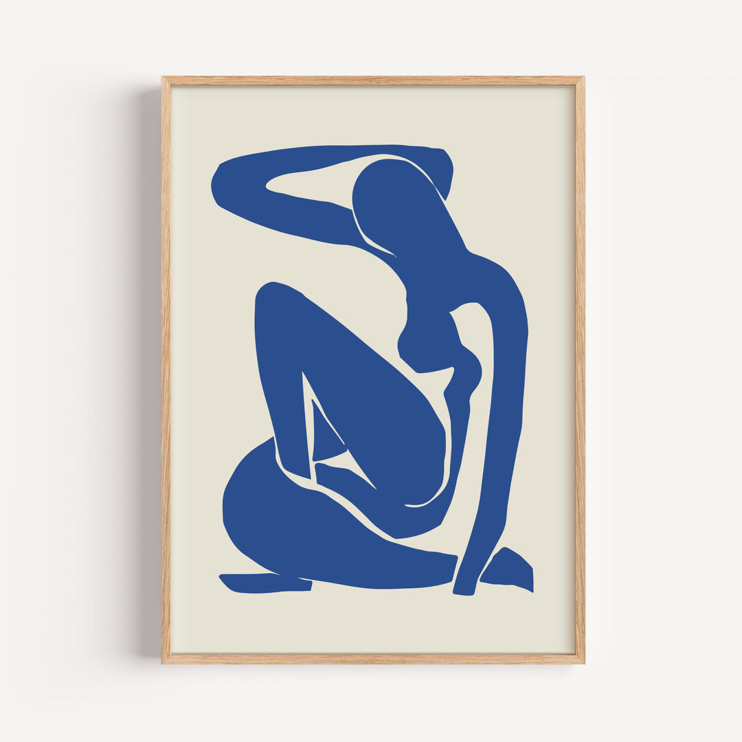 Henri Matisse 額装アート ブルー Henri Matisse Blue Nude Framed Wall Art | Inka Arthouse – Inka