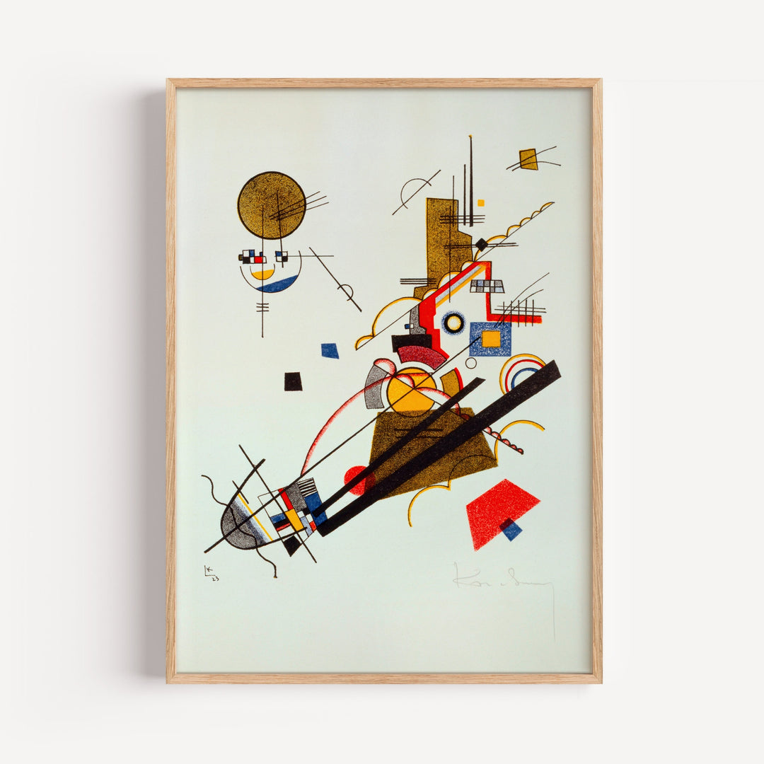 Joyous Ascent by Wassily Kandinsky Framed Wall Art | Inka Arthouse