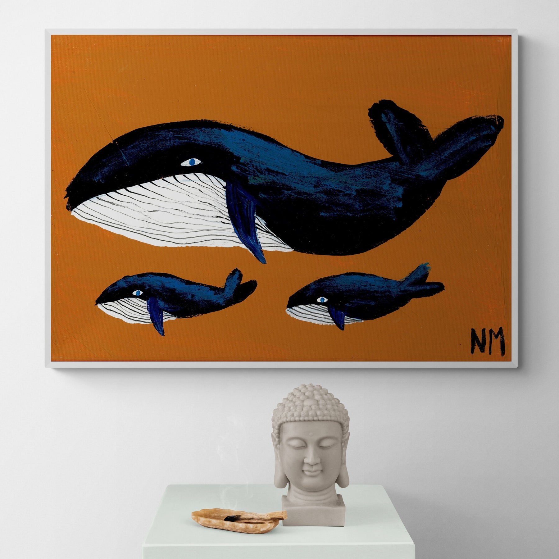 [美品] Polyphonic Whale whale-family-by-nancy-mckie-