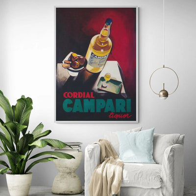 Campari Cordial Vintage Poster Gelato