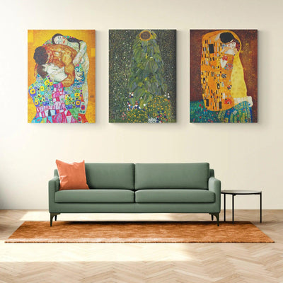 Die Familie Set of 3 by Gustav Klimt Gelato