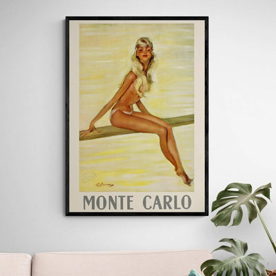 Monte Carlo Girl Poster Gelato