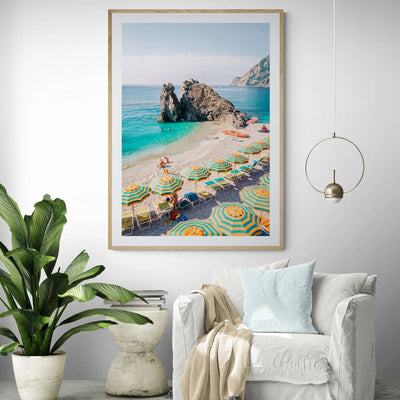 Monterosso Coast Italy Art Print Gelato