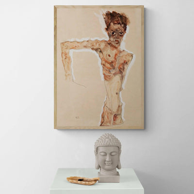 Naked Man Self-Portrait by Egon Schiele Gelato