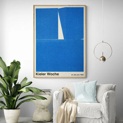Regatta Sailing Poster by Hans Hillman Gelato