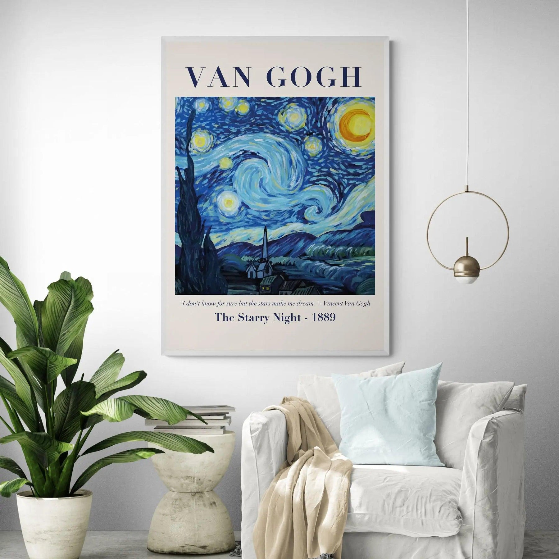 Van buy Gogh's famous Starry Night art print