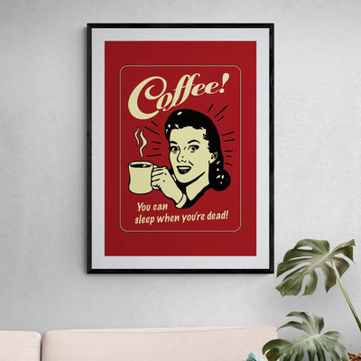 Vintage Coffee Poster Gelato