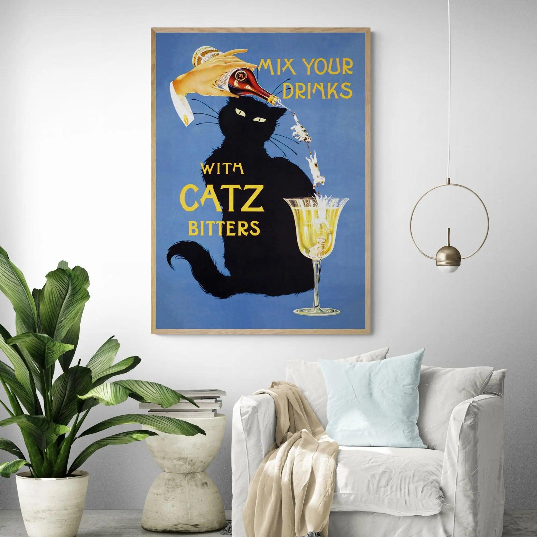 Catz Bitters Vintage Poster Framed Wall Art | Inka Arthouse – Inka Catz Bitters Vintage Poster Framed Wall Art | Inka Arthouse – Inka