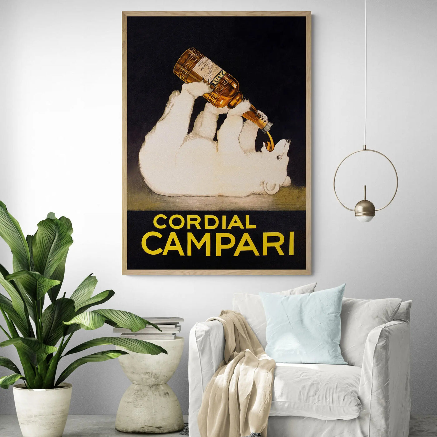 Cordial Campari Vintage Poster Framed Wall Art | Inka Arthouse