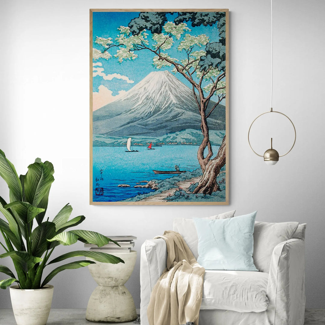 Mount Fuji by Hiroaki Takahashi Framed Wall Art | Inka Arthouse