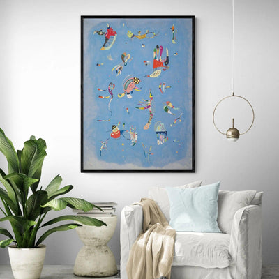 Sky Blue 1940 by Wassily Kandinsky Framed Wall Art | Inka Arthouse