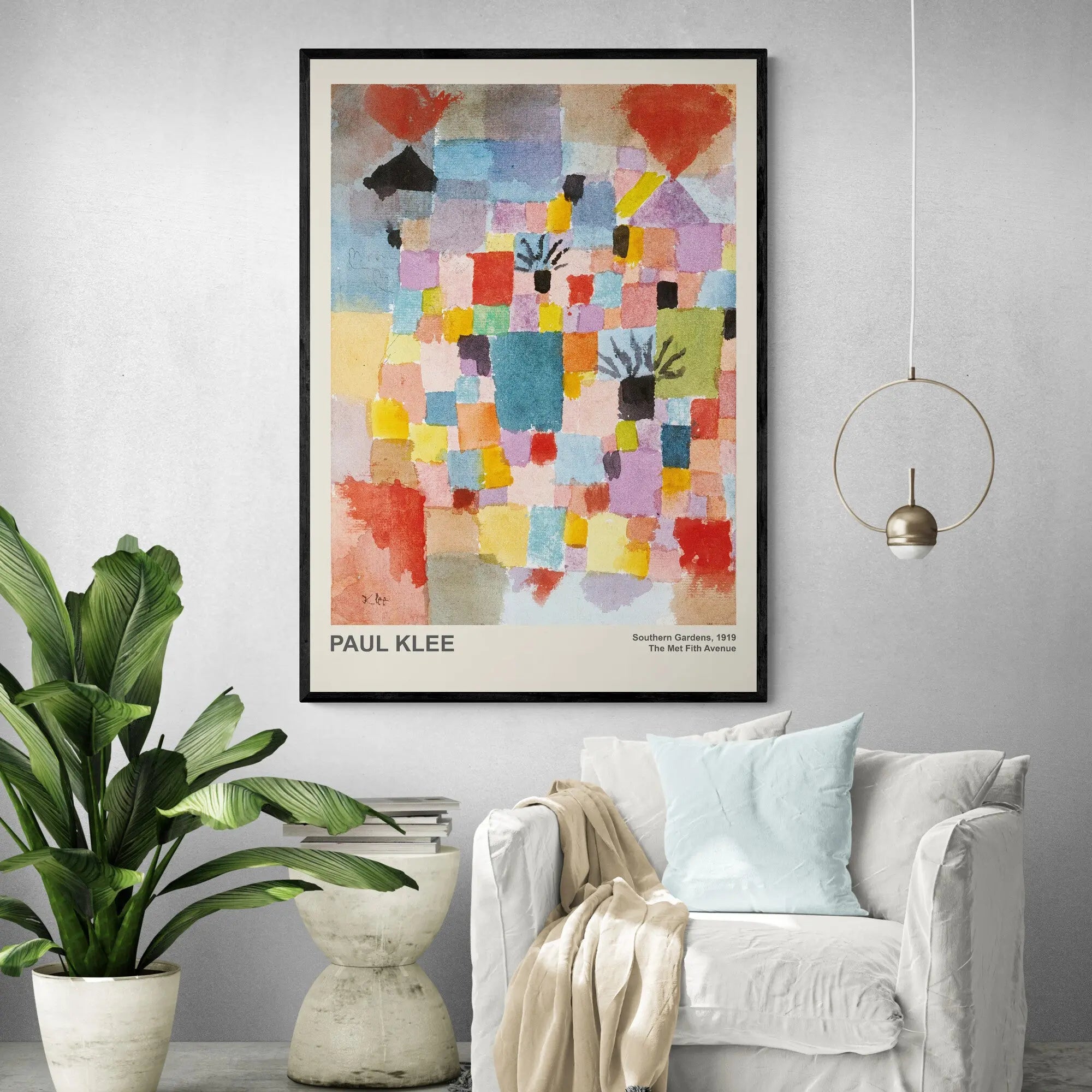 Southern Gardens 1919 by Paul Klee Framed Wall Art | Inka Arthouse