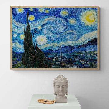 The Starry Night By Vincent Van Gogh 1889 Starry Night 1280x1014